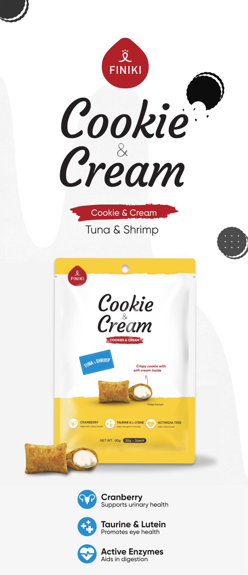 Cookie & Cream TUNA & Shrimp 90g