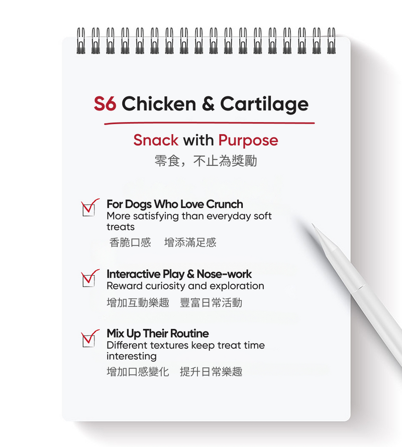 S6 Chicken & Cartilage 25g / 雞肉軟骨 25g