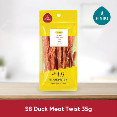 S8 Duck Meat Twist 35g / 鴨肉扭紋條 35g